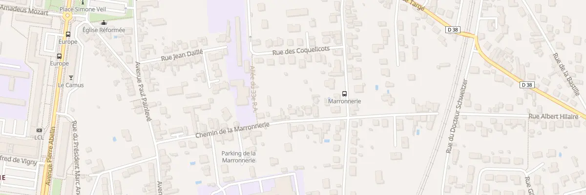 Plan du 33 Che de la Marronnerie à Châtellerault