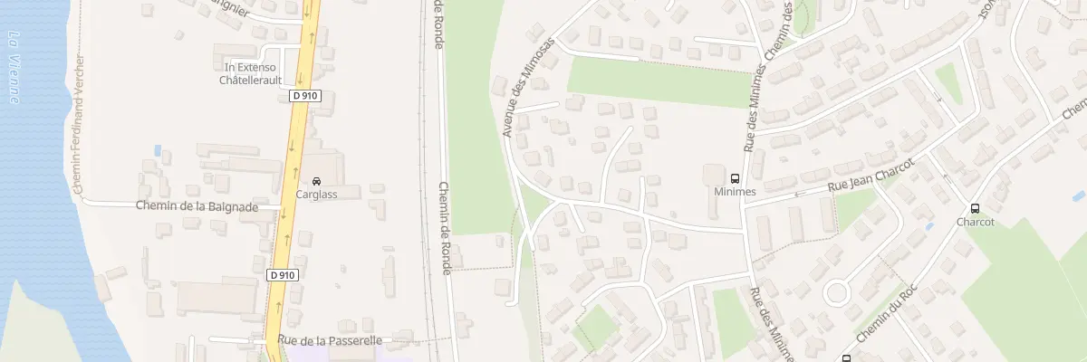 Plan du 20 Av des Mimosas à Châtellerault