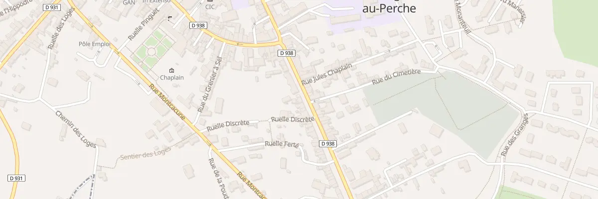 Plan du 16 Rue des Déportés à Mortagne-au-Perche