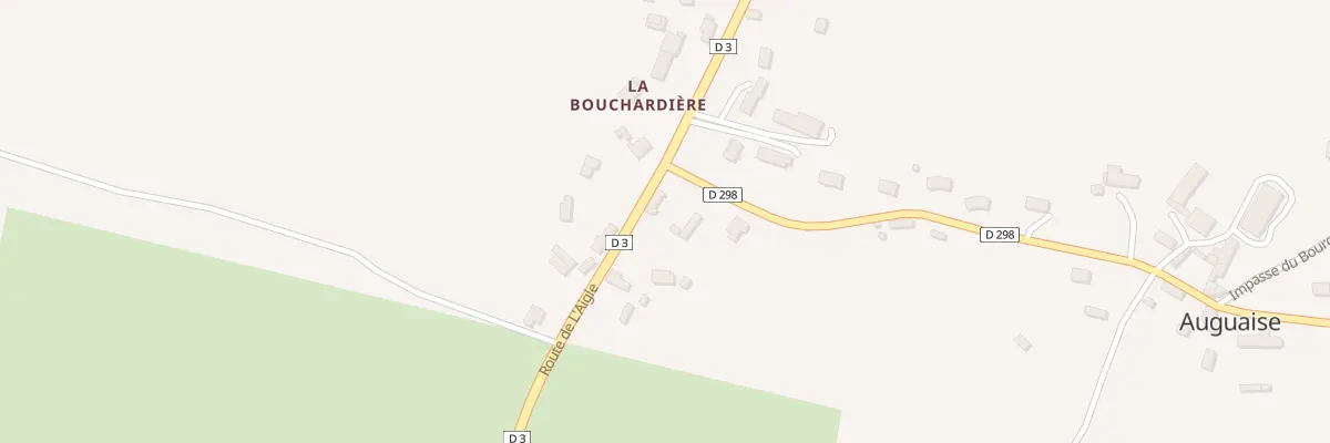 Plan du 752 Rte de L’Aigle à Auguaise