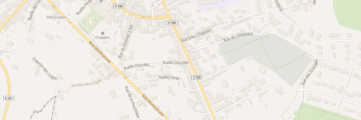 Plan du 22 Rue des Déportés à Mortagne-au-Perche