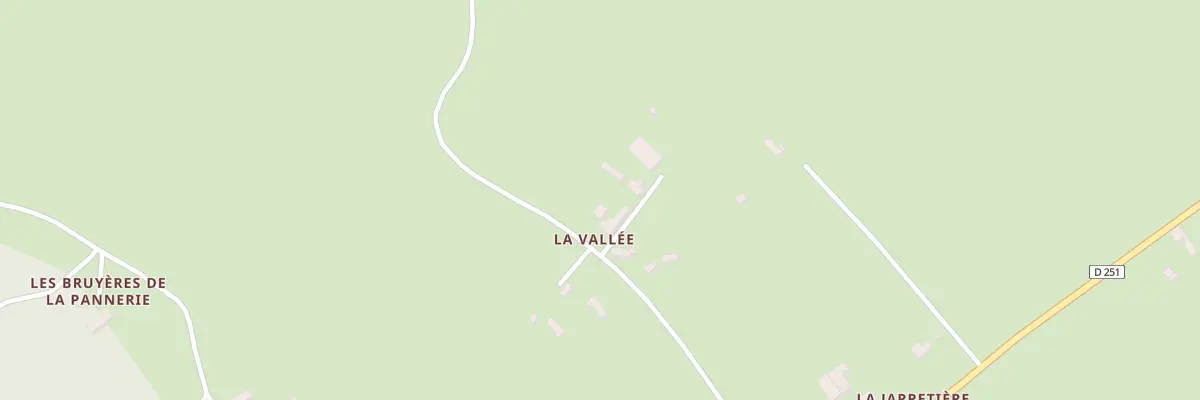 Plan du 224 La Vallee Est à Soligny-la-Trappe