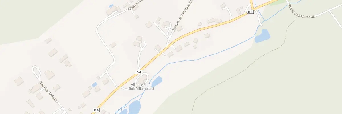 Plan du 700 Rte de Perigueux à Villamblard