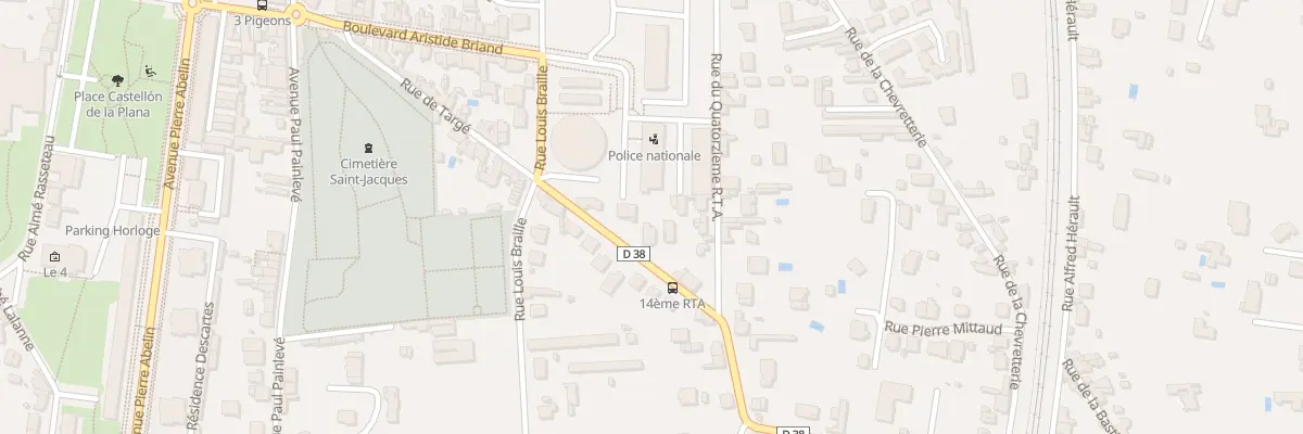 Plan du 29 Rue de Targé à Châtellerault