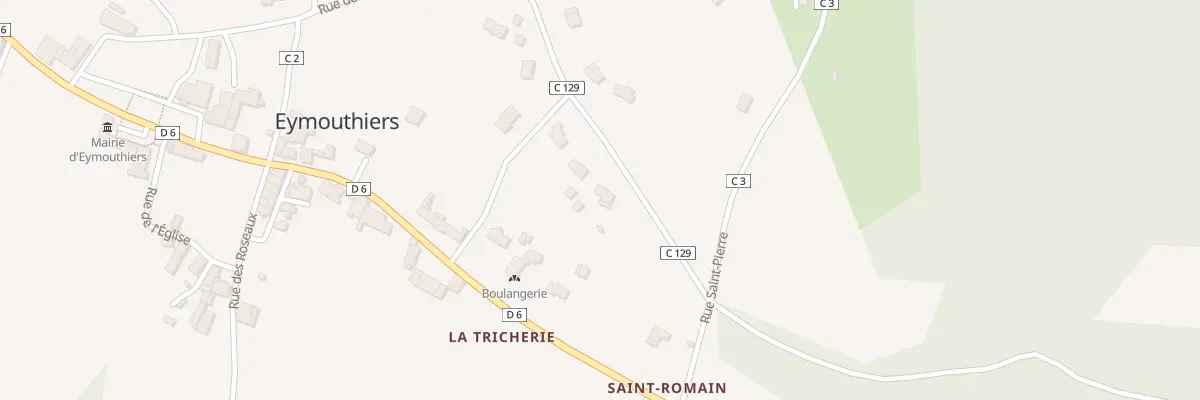 Plan du 135 Rue des Mésanges à Eymouthiers