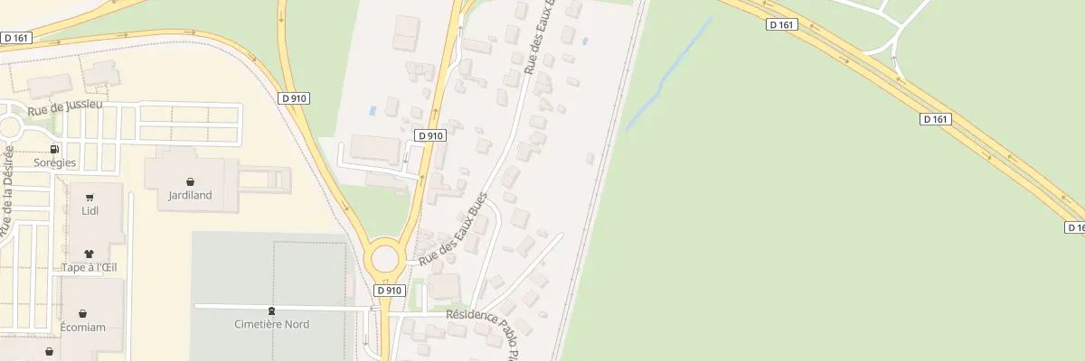 Plan du 14 Rue des Eaux Bues à Châtellerault
