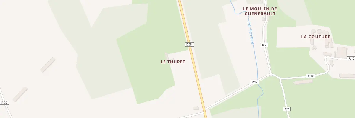 Plan du 5287 Le Turet à Saint-Michel-de-Chavaignes