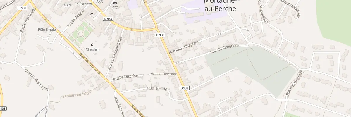 Plan du 27 Rue des Déportés à Mortagne-au-Perche