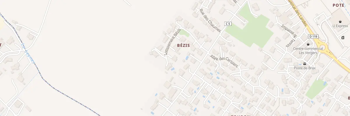 Plan du 14 Lot Bézis à Brax