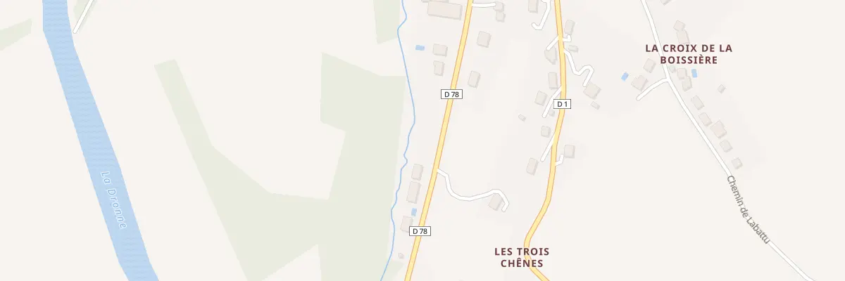 Plan du 34 Rte de Ribérac à Lisle