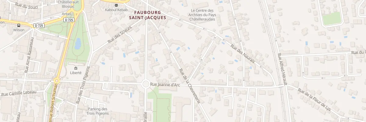 Plan du 49 Rue de la Chevretterie à Châtellerault