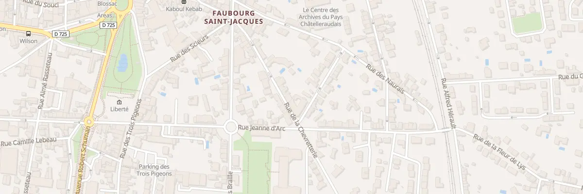 Plan du 51 Rue de la Chevretterie à Châtellerault