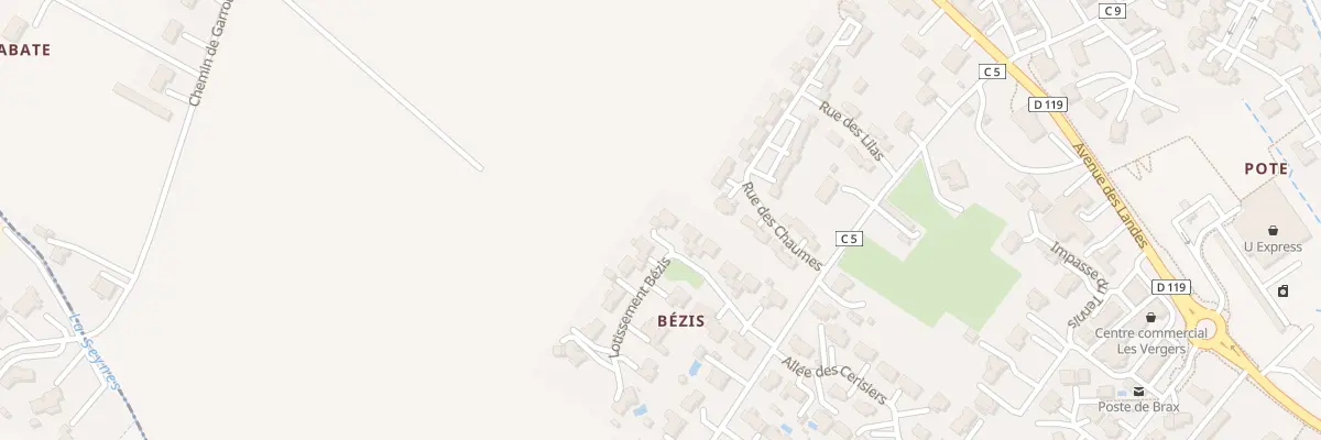 Plan du 6 Lot Bézis à Brax