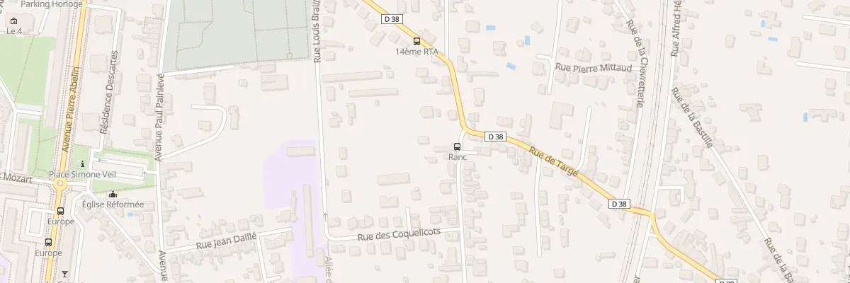Plan du 71B Rue Arthur Ranc à Châtellerault