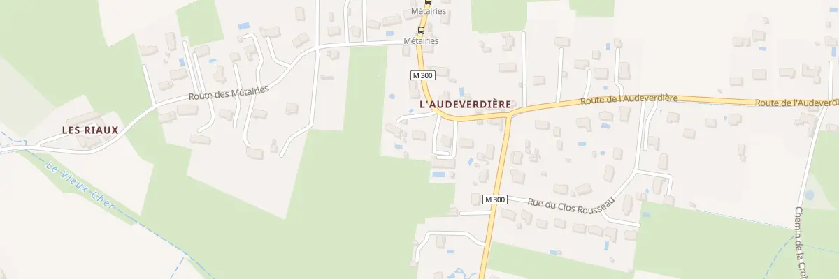 Plan du 8 Rte de l’Audeverdière à Savonnières