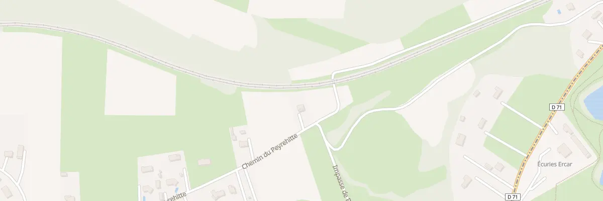 Plan du 5170 Che du Peyrehitte à Mazères-de-Neste