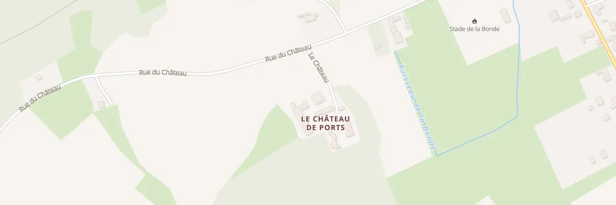 Plan du 54 Le Chateau de Ports à Ports-sur-Vienne
