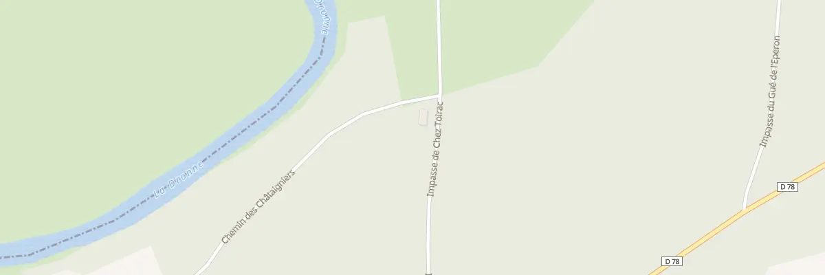 Plan du 336A La Cote à Bourdeilles
