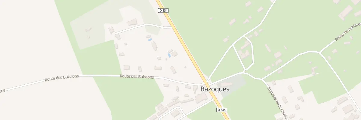 Plan du 42 Bazoques à Bazoques