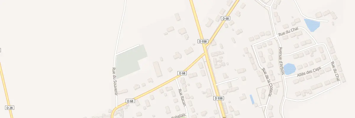Plan du 34 Rue du 8 Mai 1945 à Neuillé-Pont-Pierre