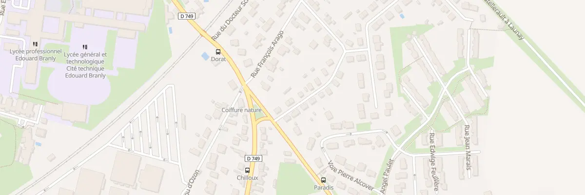 Plan du 5 Rue des Gruges d’Ozon à Châtellerault