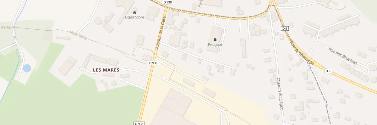 Plan du 198 La Gare à Saint-Langis-lès-Mortagne