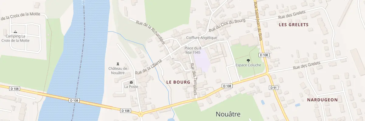 Plan du 60 Rue de la Commanderie à Nouâtre