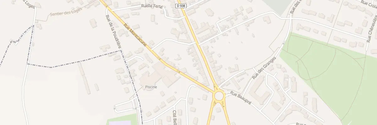 Plan du 86 Rue des Déportés à Mortagne-au-Perche