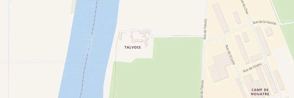 Plan du 4 Talvois à Nouâtre