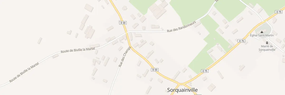 Plan du 11 Rue du Carreau des Romains à Sorquainville