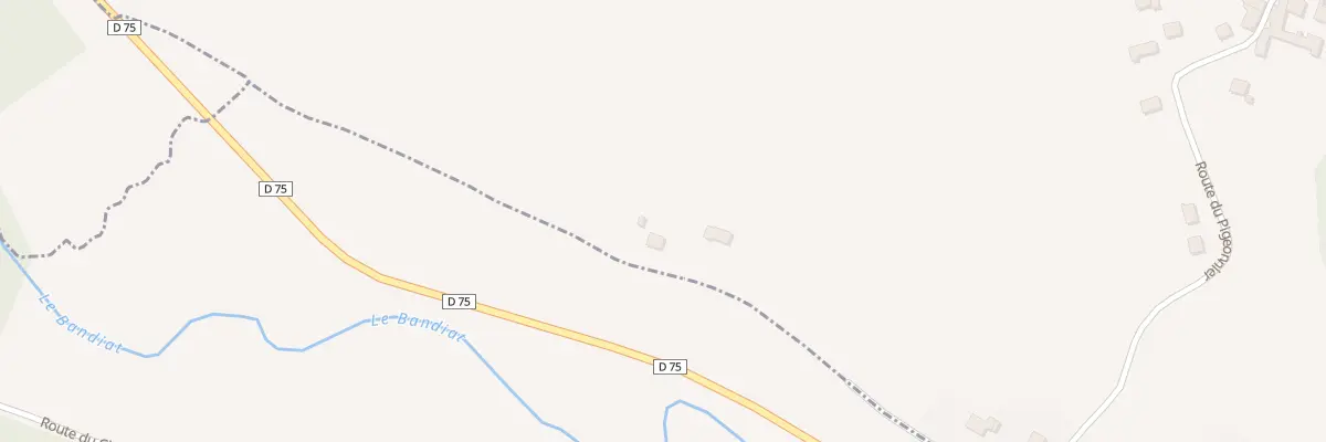 Plan du 139D Lavergne à Teyjat