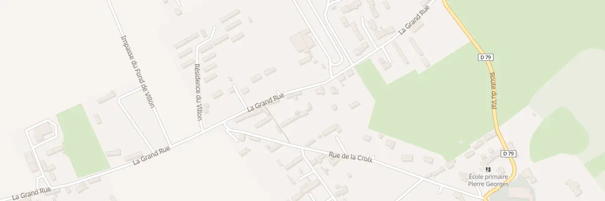 Plan du 40 La Grand Rue à Saint-Martin-aux-Buneaux