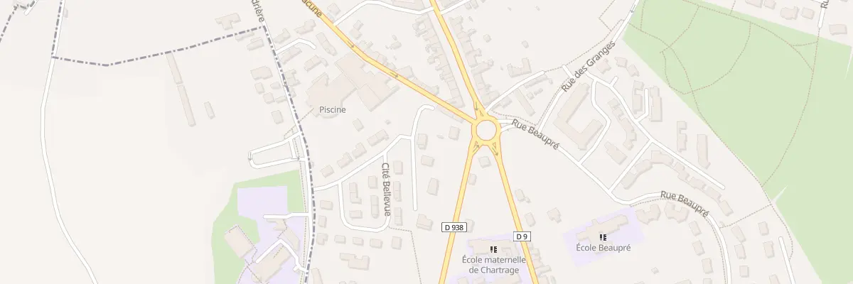 Plan du 3 Pas de Bellevue à Mortagne-au-Perche