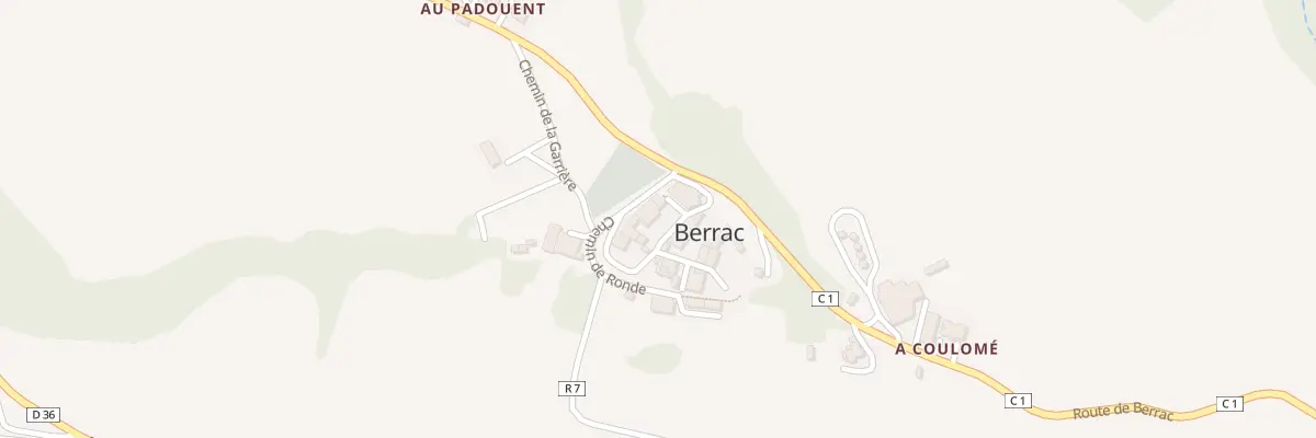 Plan du 5003 Au Village à Berrac