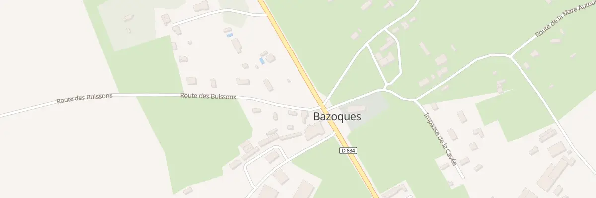 Plan du 43 Bazoques à Bazoques