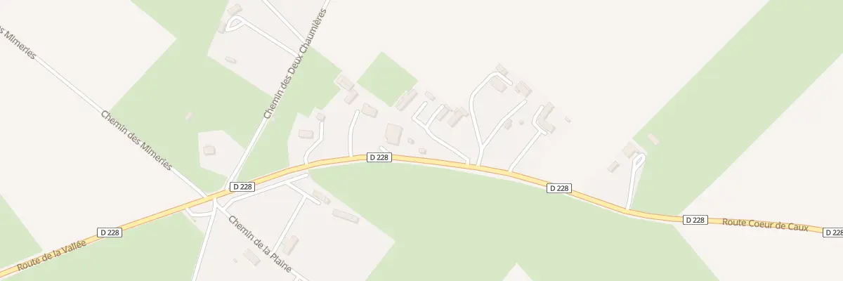 Plan du 255 Rte du Coeur de Caux à Hattenville