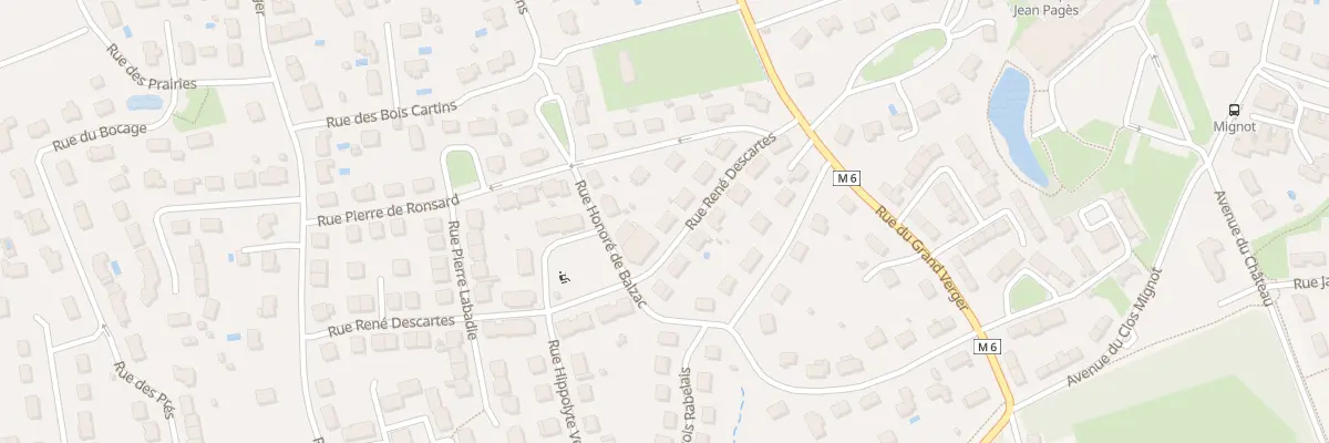 Plan du 8 Rue René Descartes à Luynes