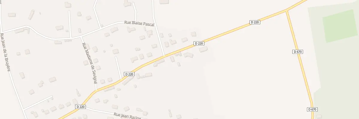 Plan du 1 Rue Rene Descartes à Rai