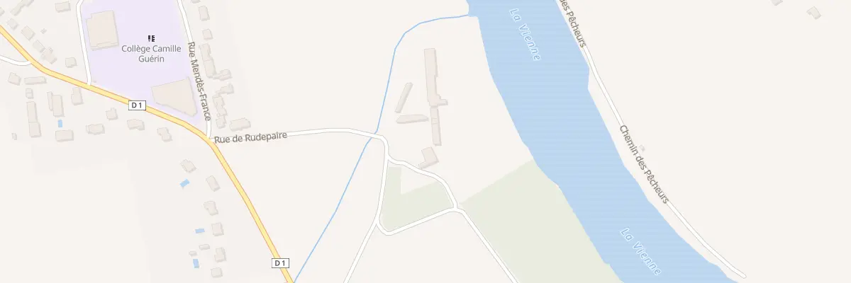 Plan du 7 Rue de Rudepaire à Vouneuil-sur-Vienne