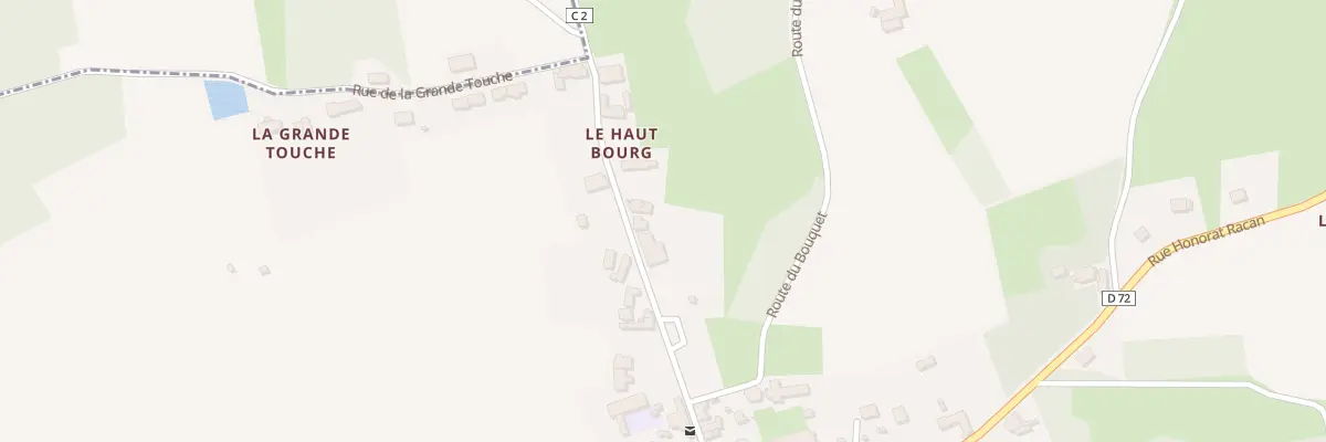 Plan du 6 Rue de la Mairie à Bueil-en-Touraine