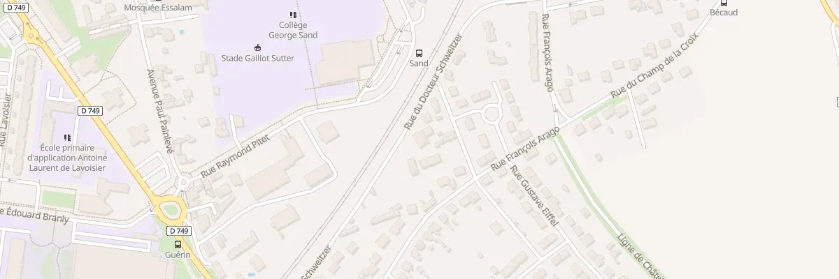 Plan du 34 Rue du Docteur Schweitzer à Châtellerault