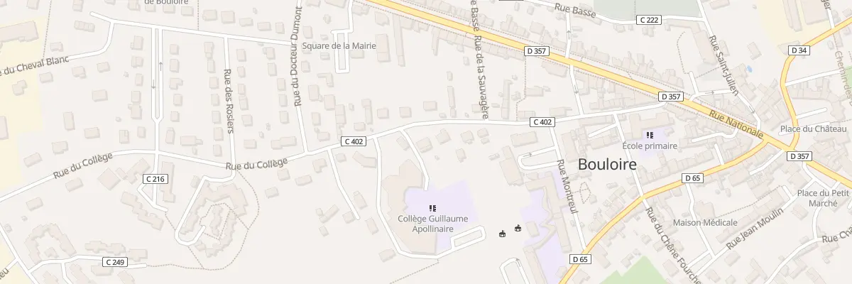 Plan du 13 Rue du Collège à Bouloire