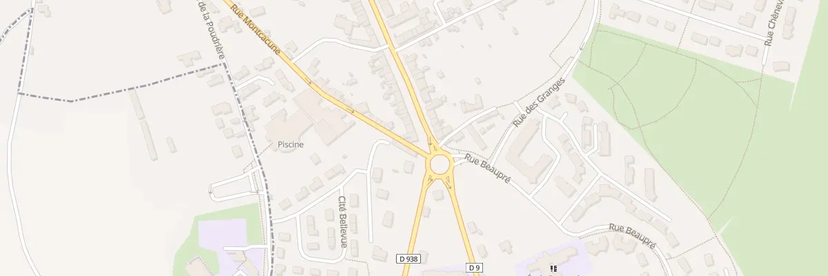 Plan du 102 Rue des Déportés à Mortagne-au-Perche