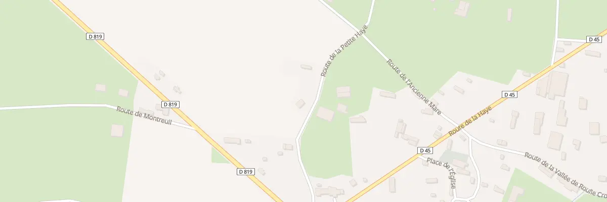 Plan du 205 Rte de la Petite Haye à Mesnil-Rousset