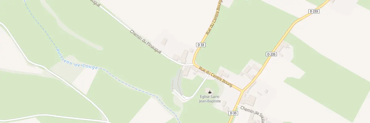 Plan du 3 Rue du Centre Bourg à Bazordan