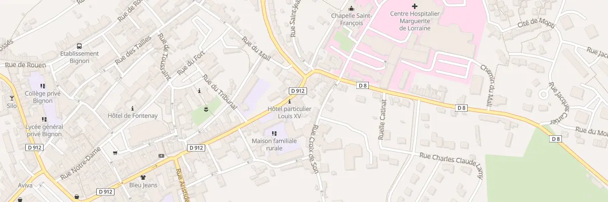 Plan du 54 Rue des Quinze Fusilles à Mortagne-au-Perche