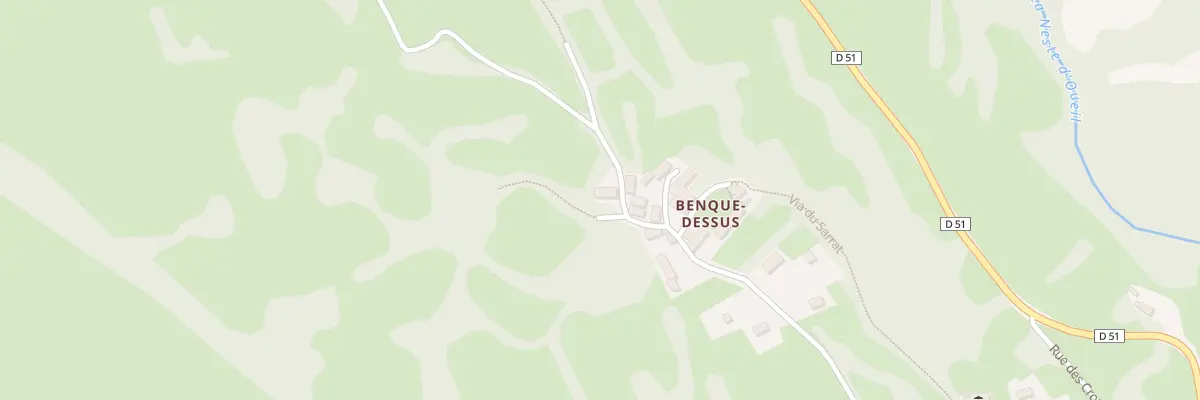 Plan du 26 Village de Dessus à Benque-Dessous-et-Dessus