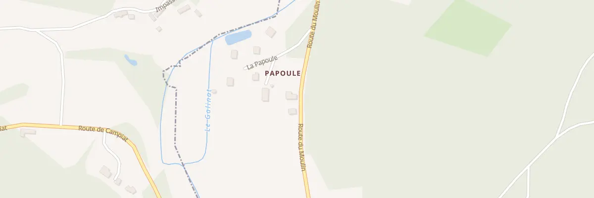 Plan du 151 Papoule à Campsegret