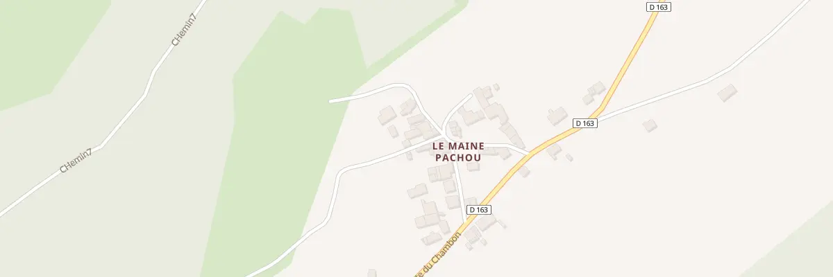 Plan du 5341 Le Maine Pachou à Écuras