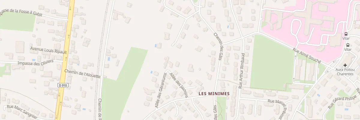 Plan du 19 All des Géraniums à Châtellerault